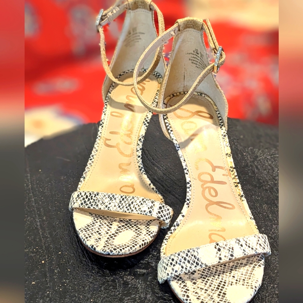 Sam Edelman Leather Heel 6.5